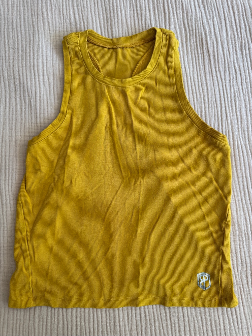 Born Primitive women’s Yellow Ribbed Tank Top